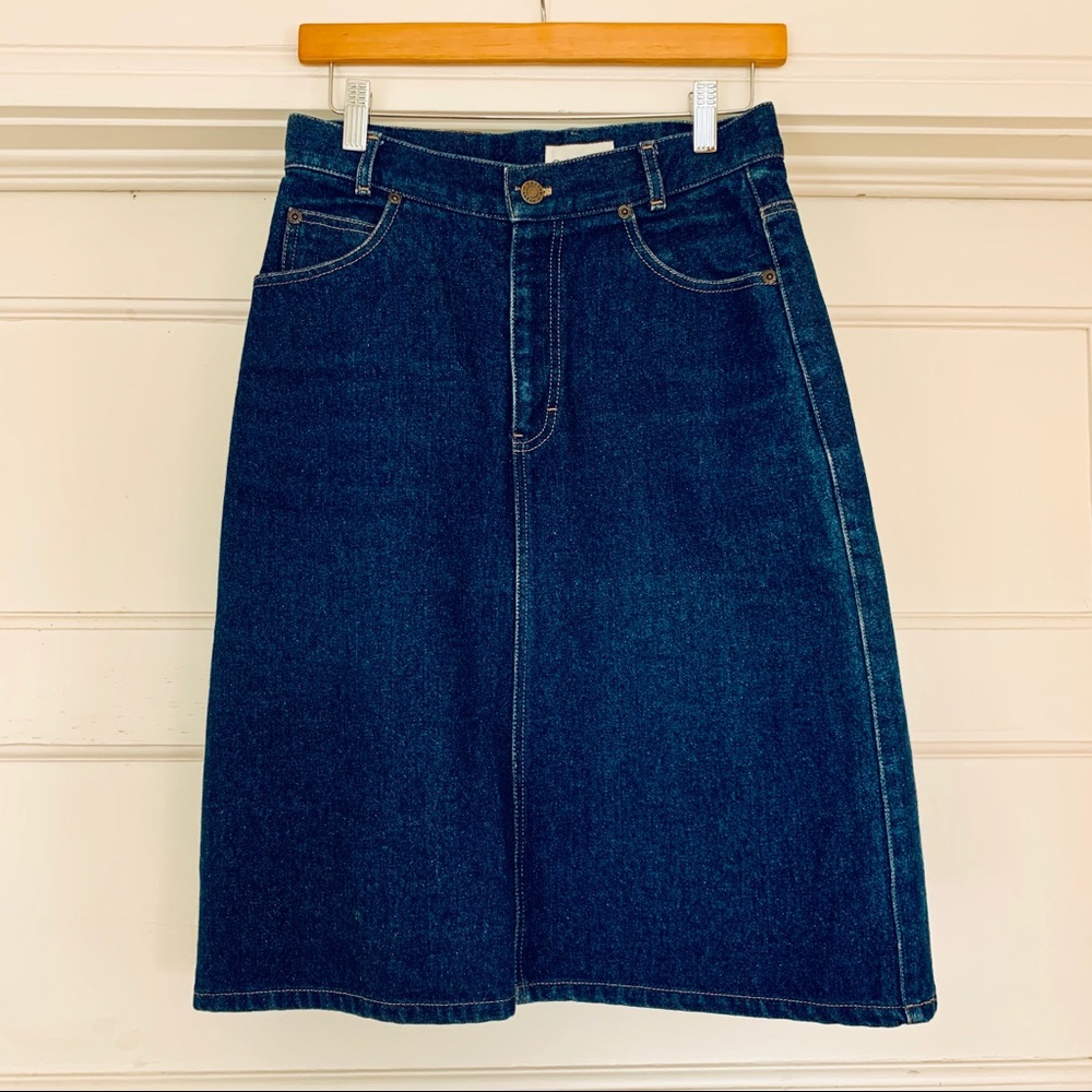 Vintage Calvin Klein Jean Skirt